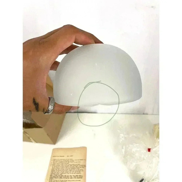 Frosted Glass Wall Lighting Fixture 5609 OPEN BOX Keller Italian Italisa Series - Picture 10 of 13